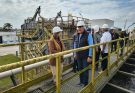 Prefeito Leonel Pavan conhece modelo de Estação de Tratamento de Esgotos referência nacional e projeta novo futuro para o saneamento de Camboriú